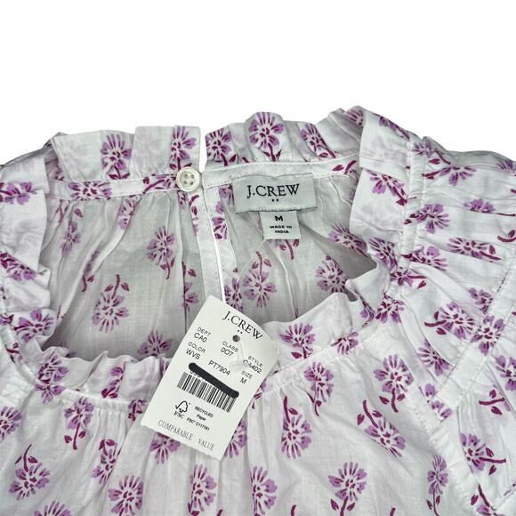 NWT J. Crew Flutter-Sleeve Top Size M - Picture 6 of 7
